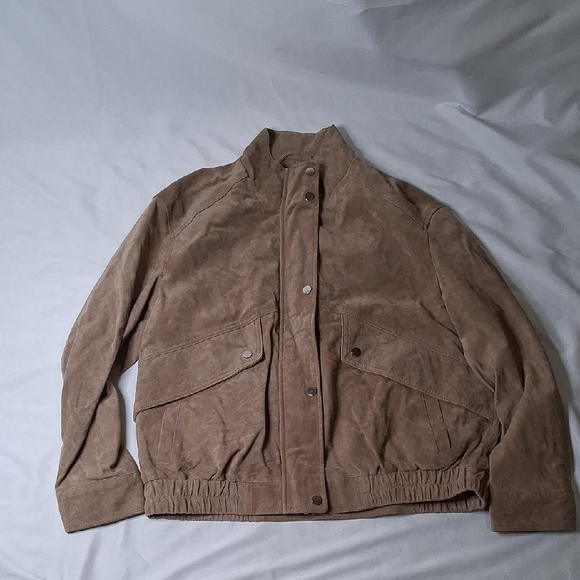 Zara Jackets & Blazers - Zara Women's Brown Leather Jacket